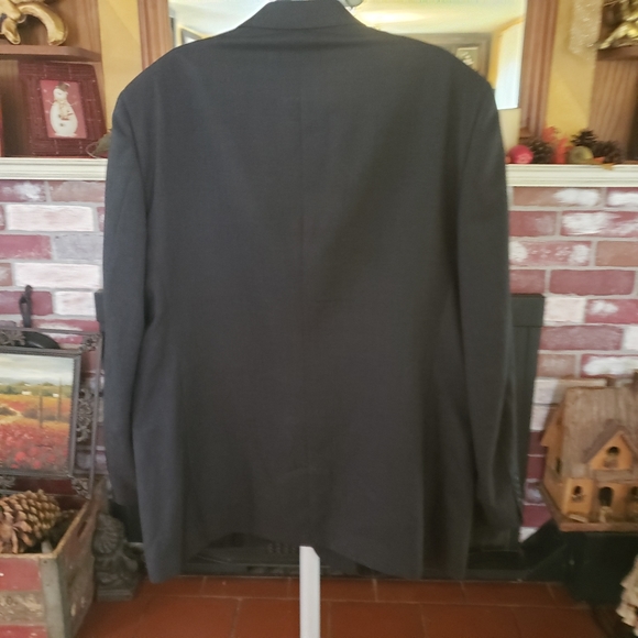 STRATFORD MENS GREY WOOL SUIT JACKET 48 LG - Picture 5 of 8